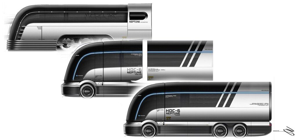Водородный тягач Hyundai HDC-6 Neptune Concept