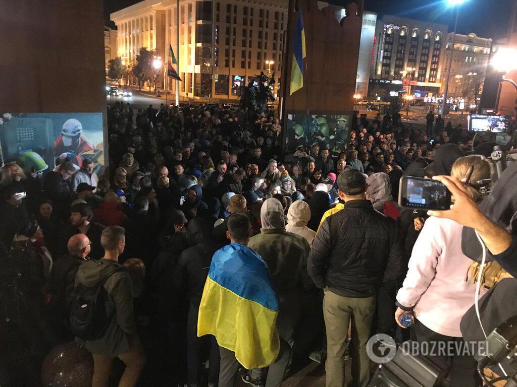Протесты на Майдане, 1 октября