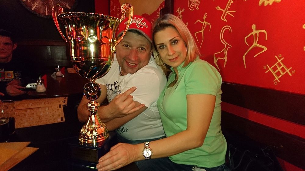 Евгения Жарикова вместе с мужем