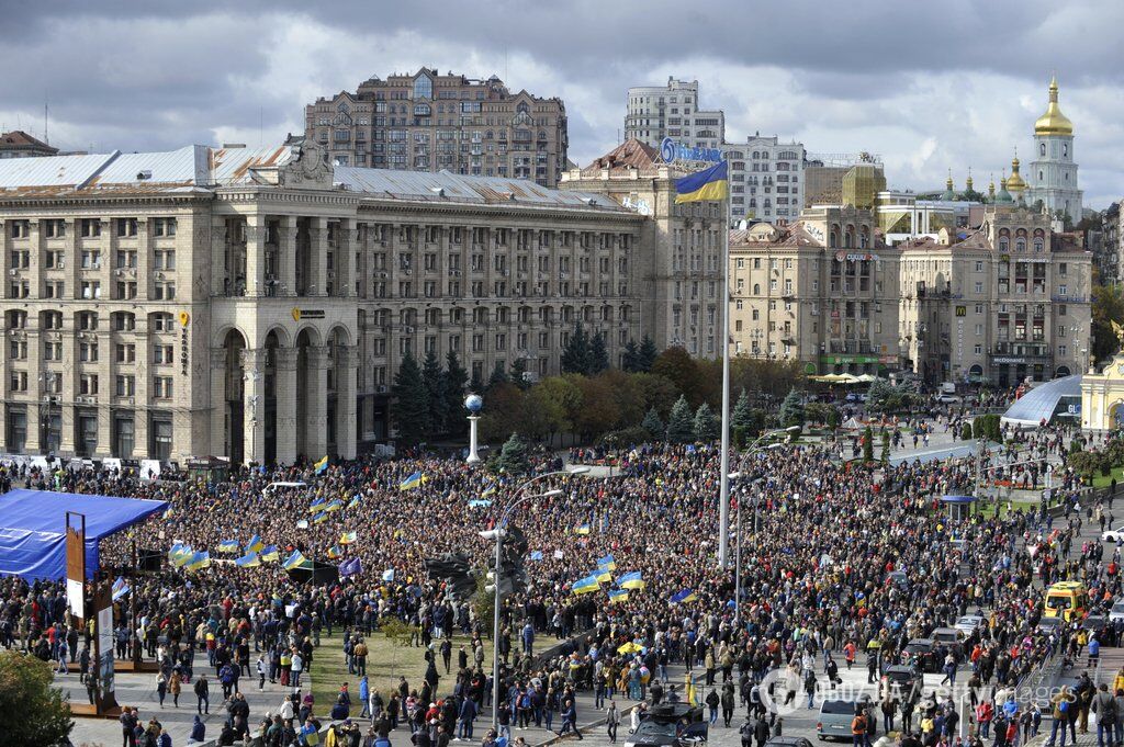 Протест в столиці проти "формули Штайнмаєра"