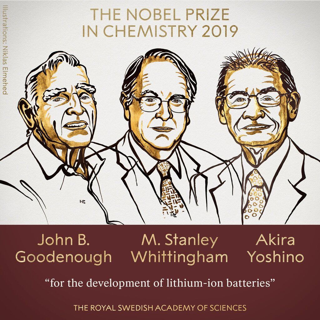 Названы лауреаты Нобелевской премии по химии-2019