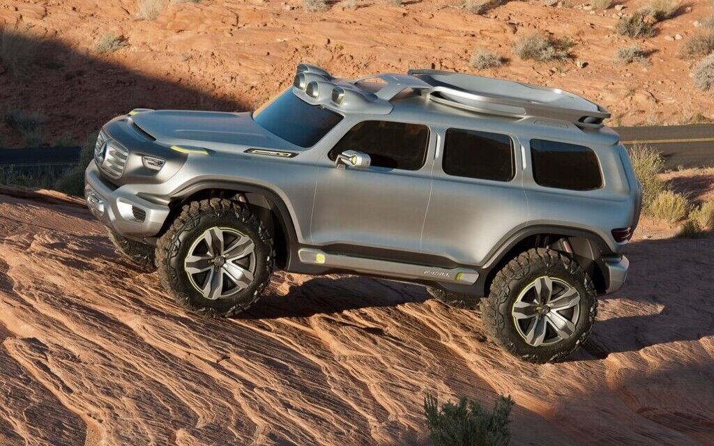 Mercedes Ener-G-Force Concept 2012 демонстрировал развитие дизайна классического "Гелендвагена"