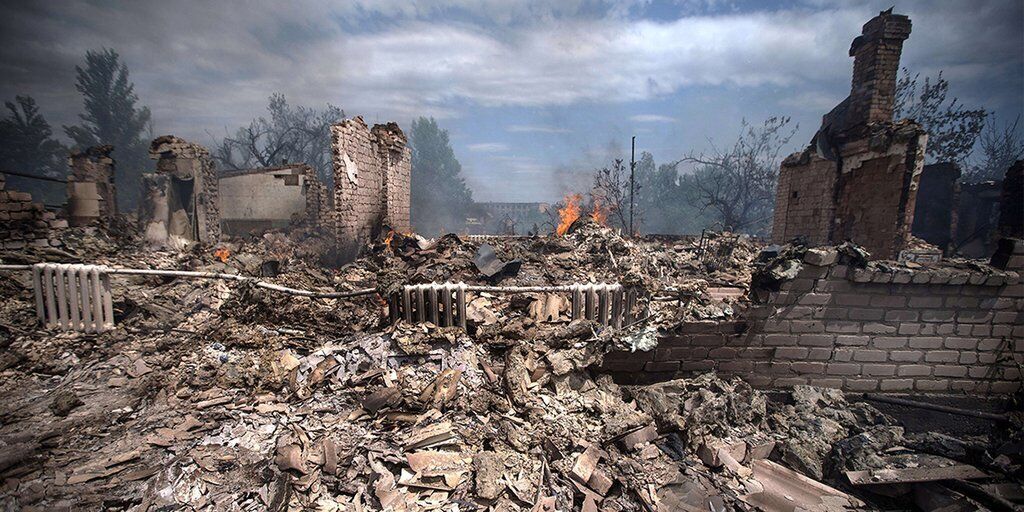 Зруйнований Донбас
