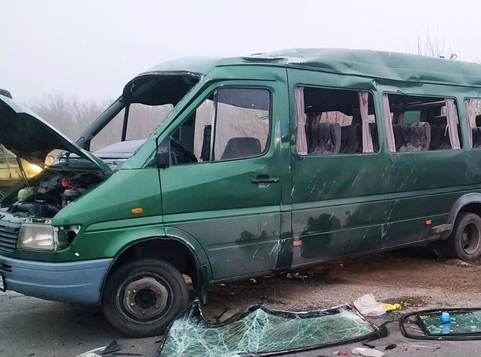 Аварія на КПП "Олександрівка" під Донецьком