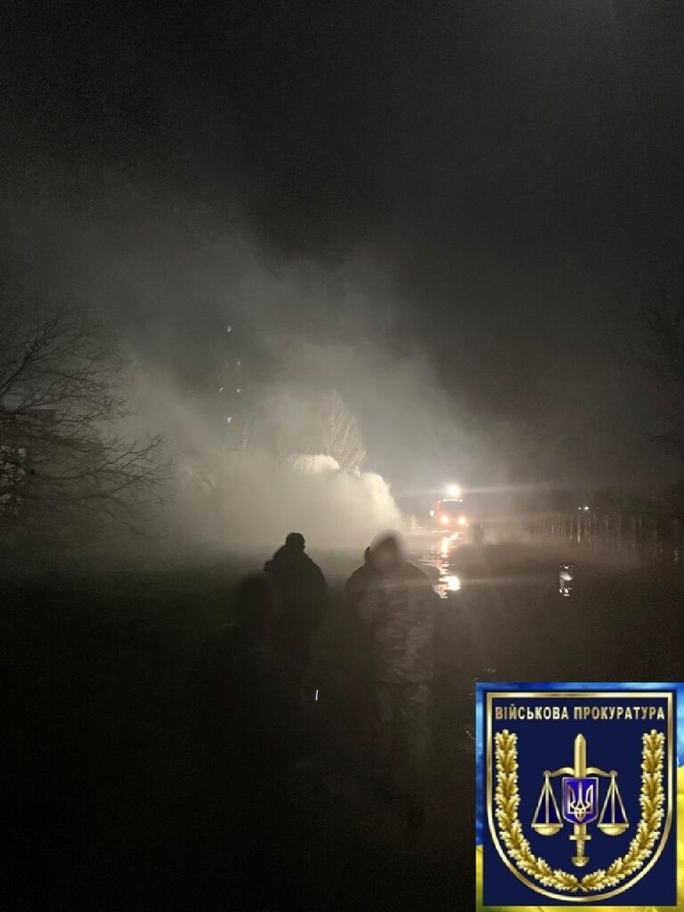 Пожар на военном складе в Винницкой области
