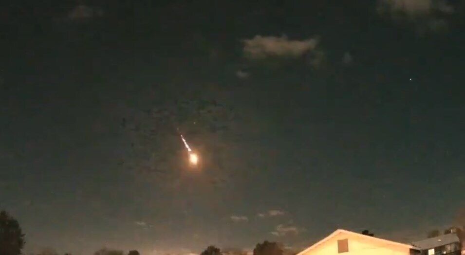 Метеорит над Сент-Луисом (США)