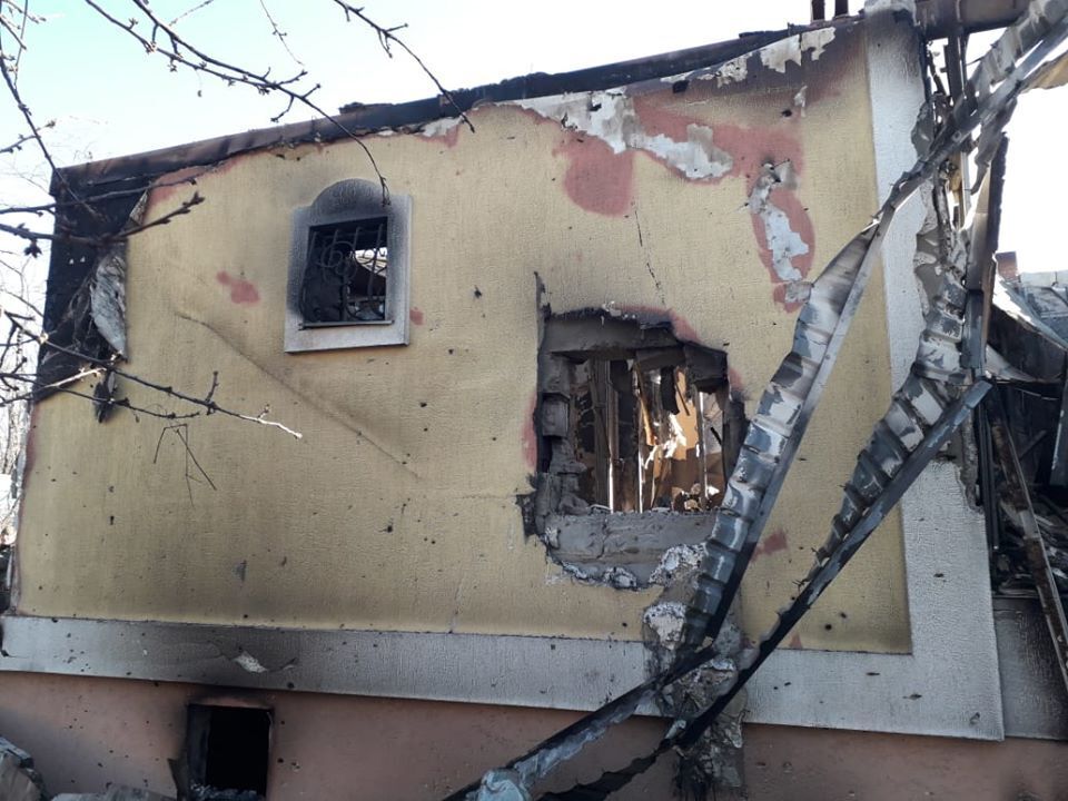14 ноября был обстрелян дачный городок "Акация" вблизи Авдеевки