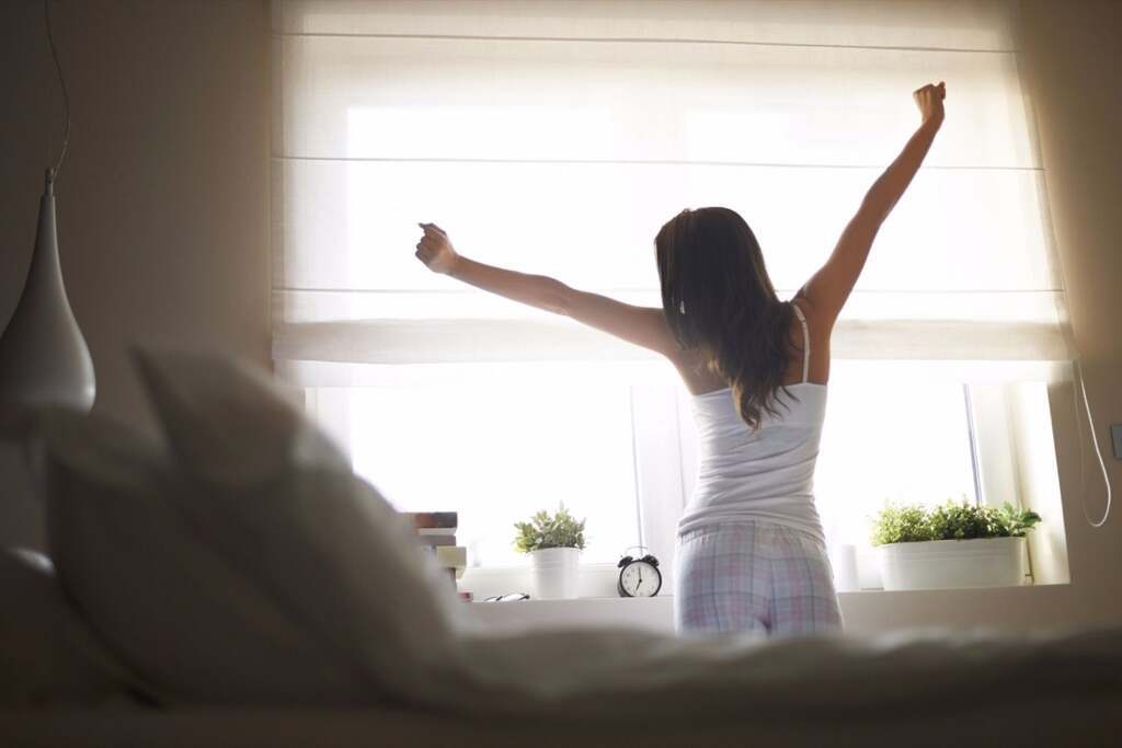 Один із секретів бадьорого ранку – не валятися в ліжку