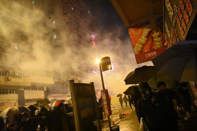Запеклі бої спалахнули в Гонконгу