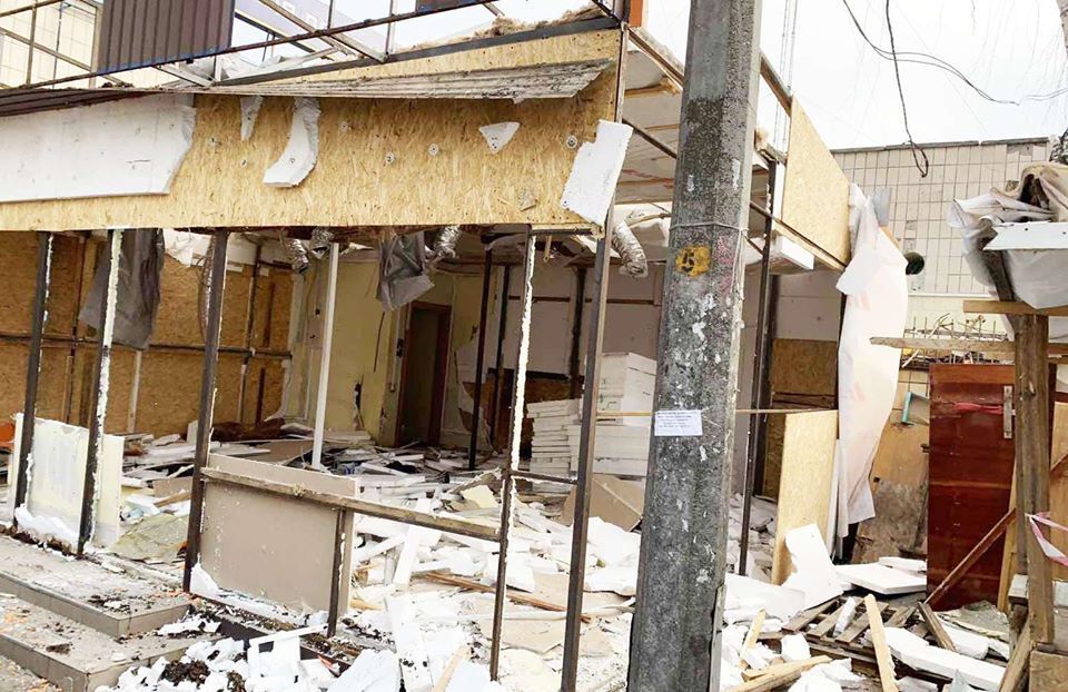 В Киеве с 11 по 15 ноября снесли 102 незаконных временных сооружения