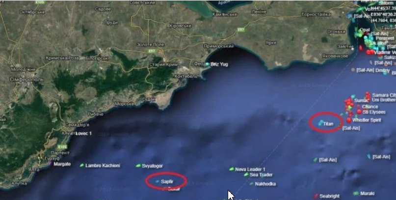 Стало известно о месте прибытия украинских кораблей от Путина