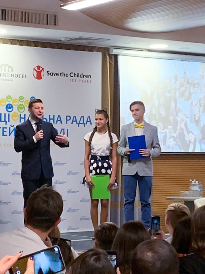 Встреча Зеленского со школьниками