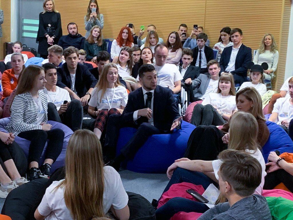 Встреча Зеленского со школьниками