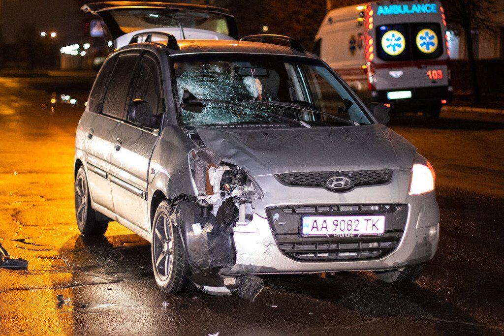 Автомобиль Hyundai Matrix сбил женщину
