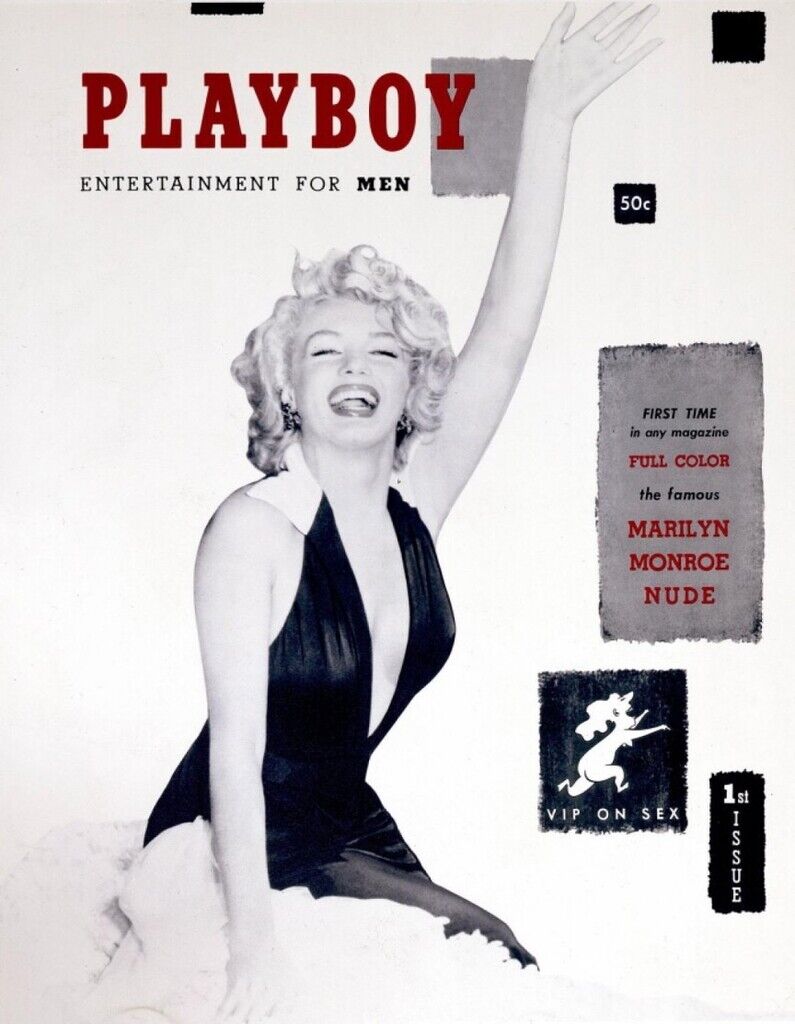 Обложка первого номера "Playboy"
