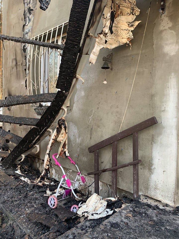 У известного ветерана АТО полностью сгорел дом