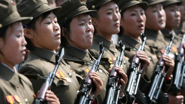 Жінки в армії КНДР
