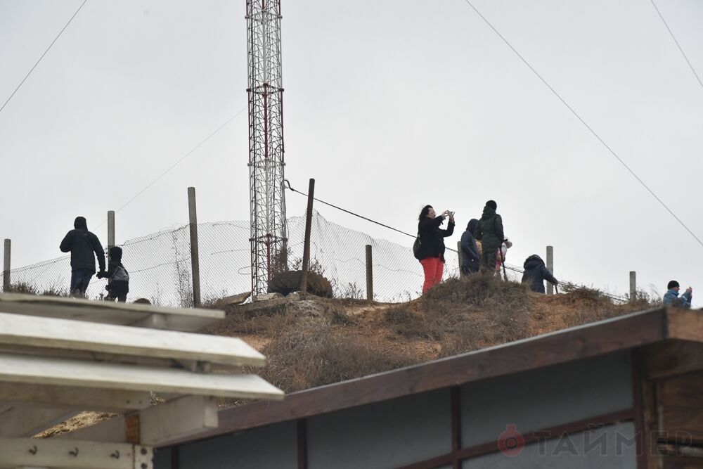 Місце катастрофи танкера в Одесі