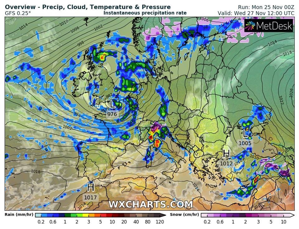 Погода в Україні на початок тижня