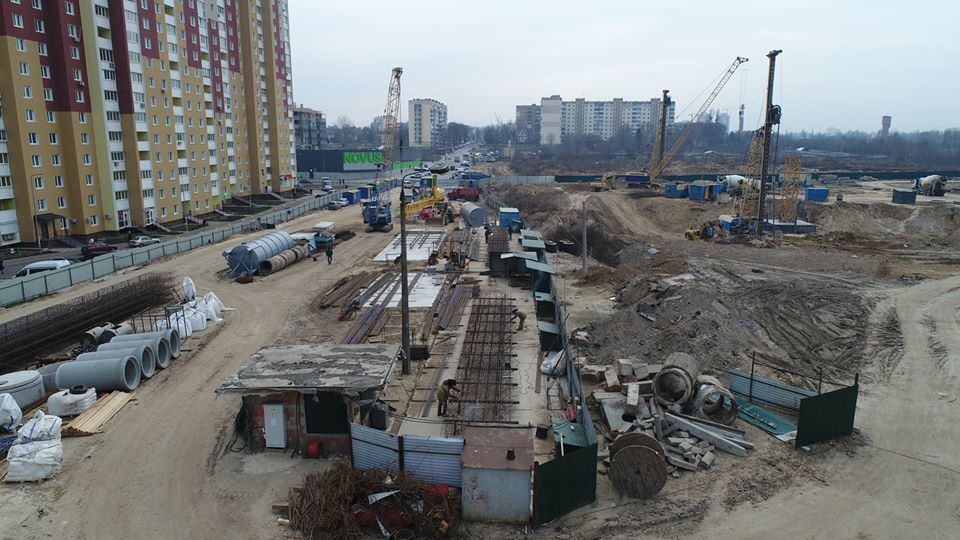 Строительство метро на Виноградарь в Киеве