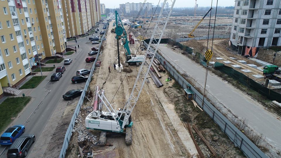 Строительство метро на Виноградарь в Киеве