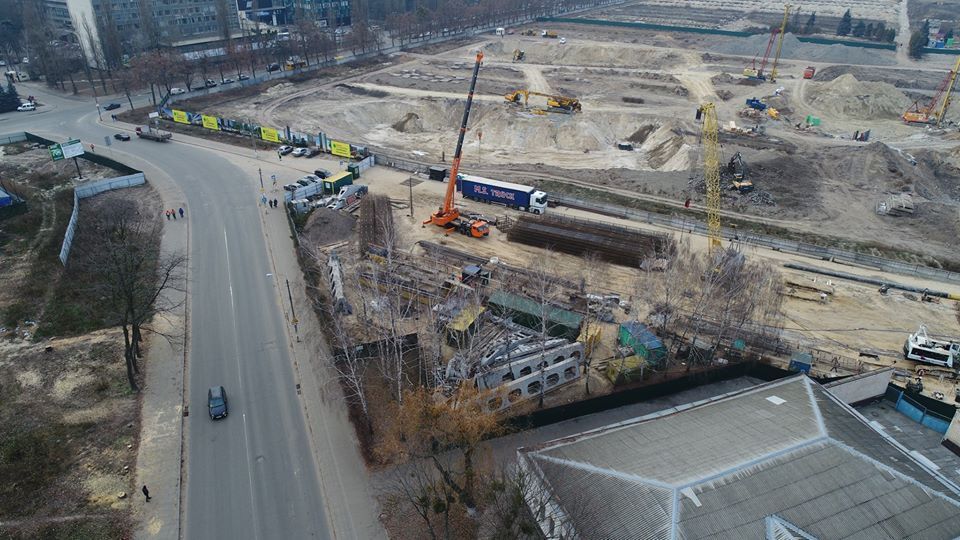 Будівництво метро на Виноградар у Києві