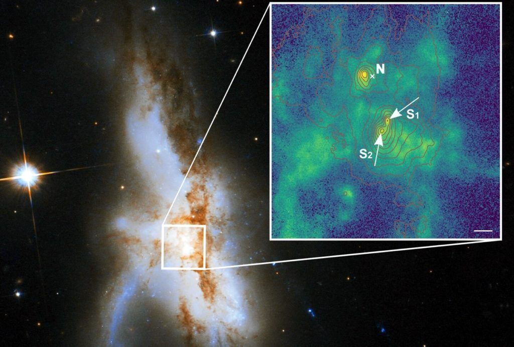 Ученые нашли ультраяркую галактику: появились фото черных дыр