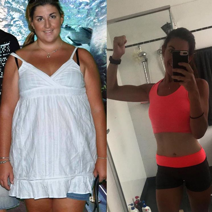 Спорт и диета - фото до и после