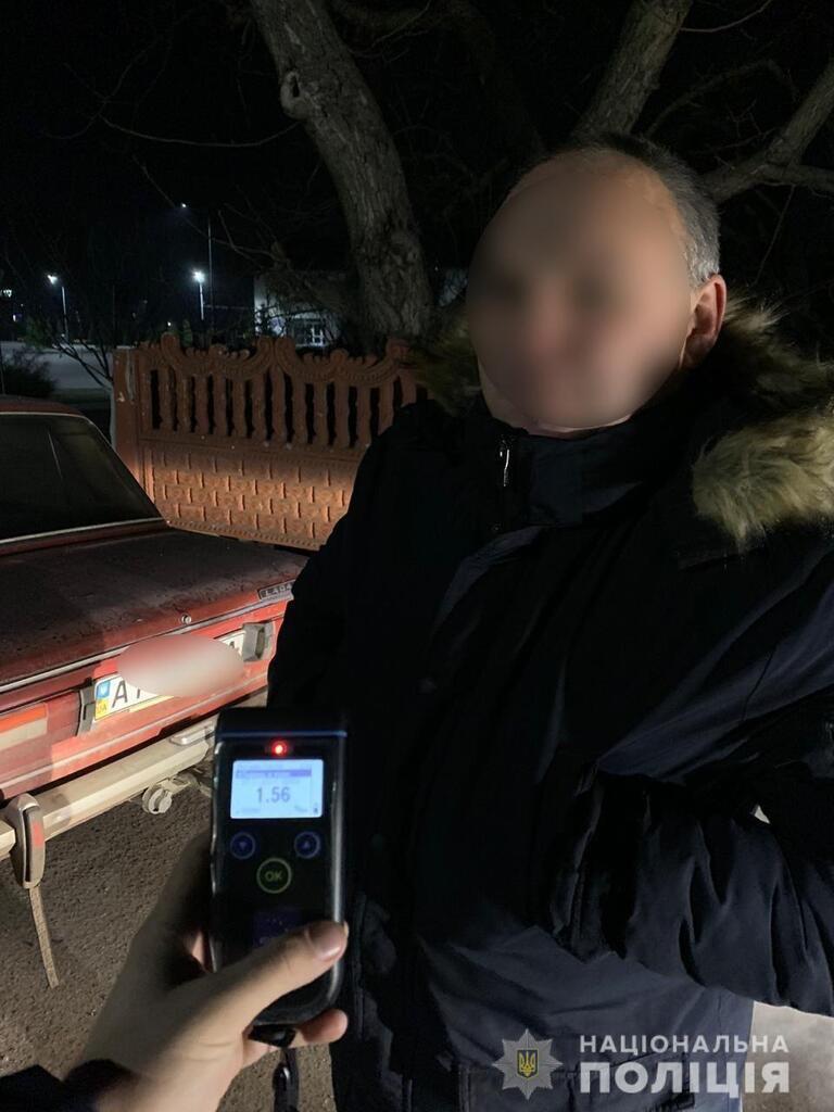 За добу 26 листопада на Київщині патрульні поліцейські виявили 23 п'яних водія