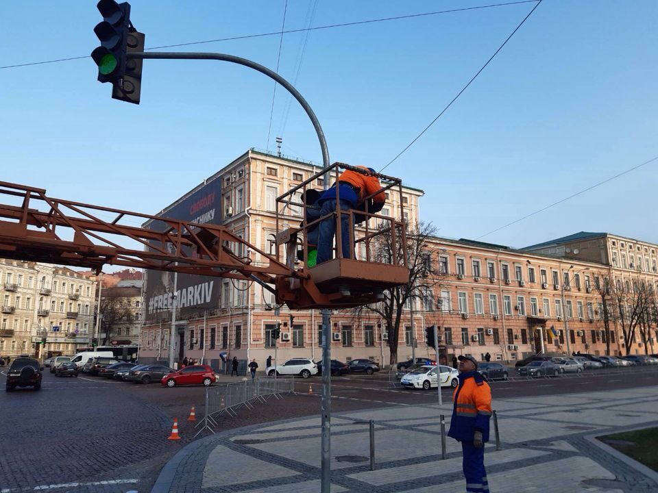 У центрі Києва до Нового року-2020 перекрили дороги