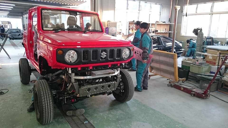 Процесс доработки Suzuki Jimny