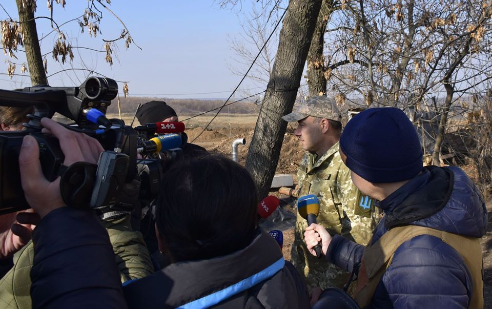 2 листопада українські та зарубіжні журналісти побували в Золотому-4