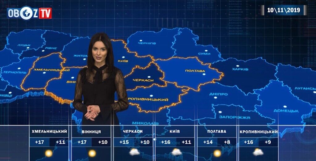 10 листопада потеплішає до +23: прогноз погоди в Україні від ObozTV