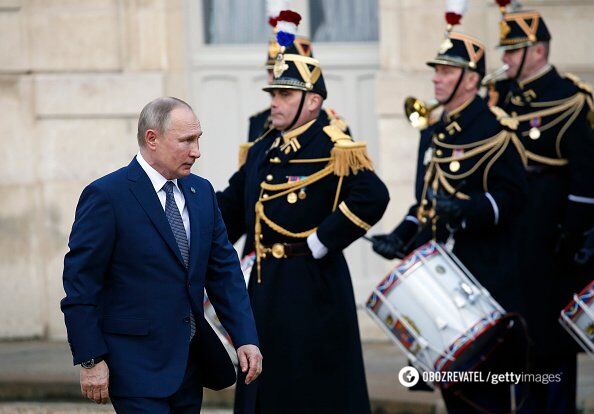 Владимир Путин в Париже