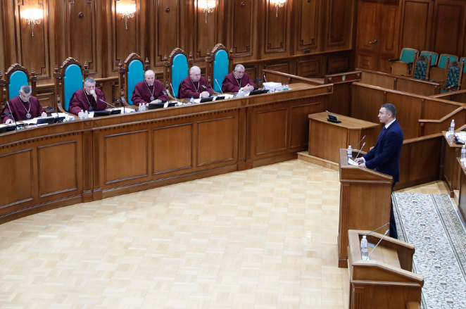 Кличко выступил в Контитуцийному суде
