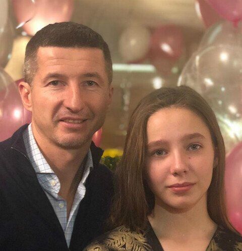 Евгений Алдонин с дочкой Верой