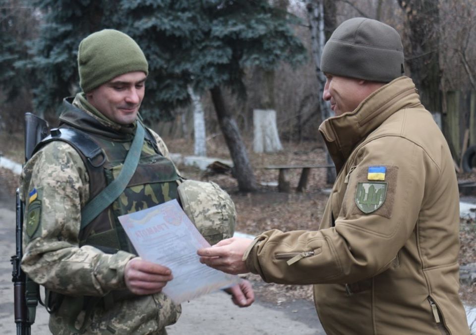 На Луганщине пехотинцы отметили День Сухопутных войск Украины