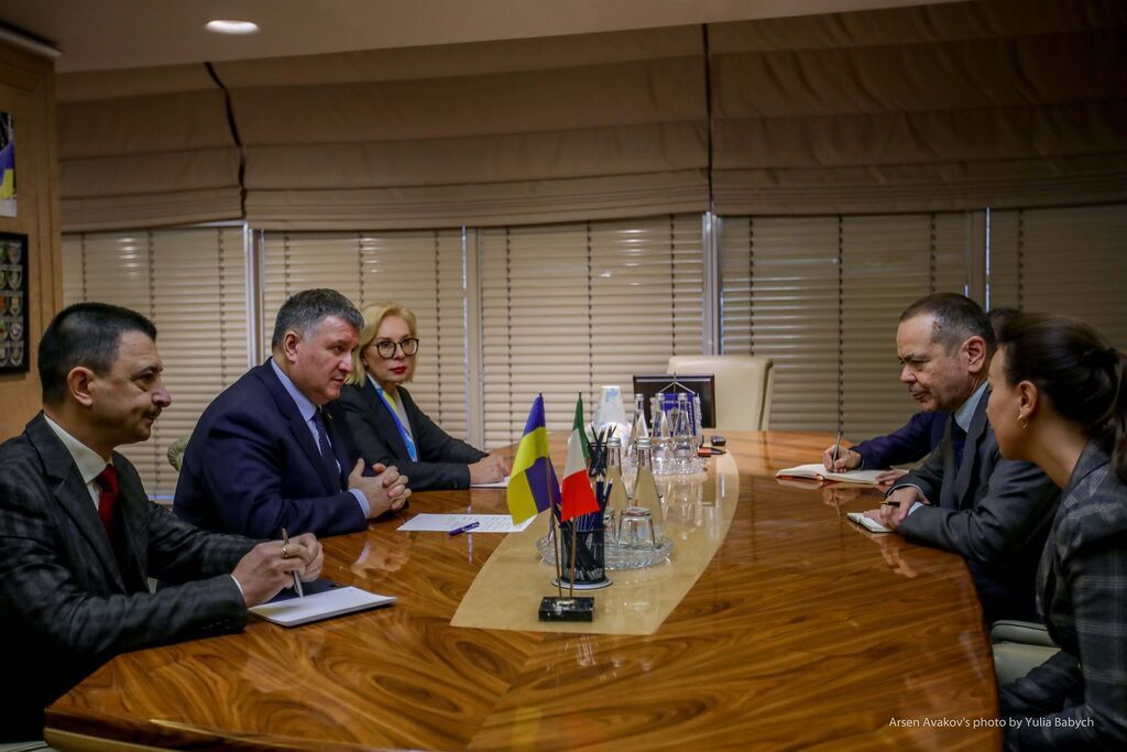 Аваков і Денисова обговорили з послом Італії справу Марківа