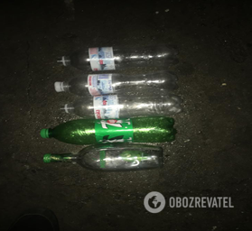 Отруєння далекобійників у Миколаєві – пляшки