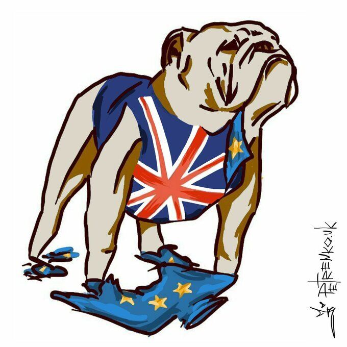Карикатура на Brexit