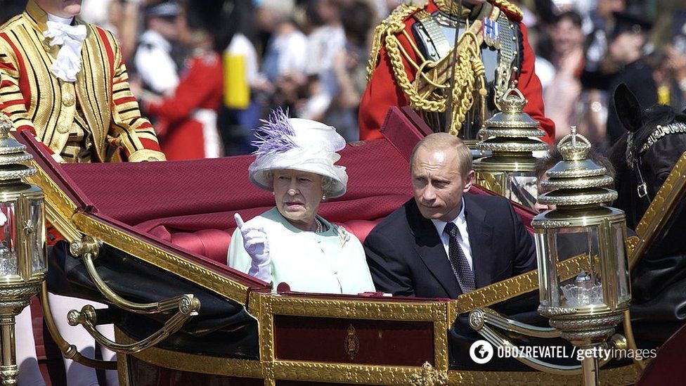 Путін і королева Єлизавета