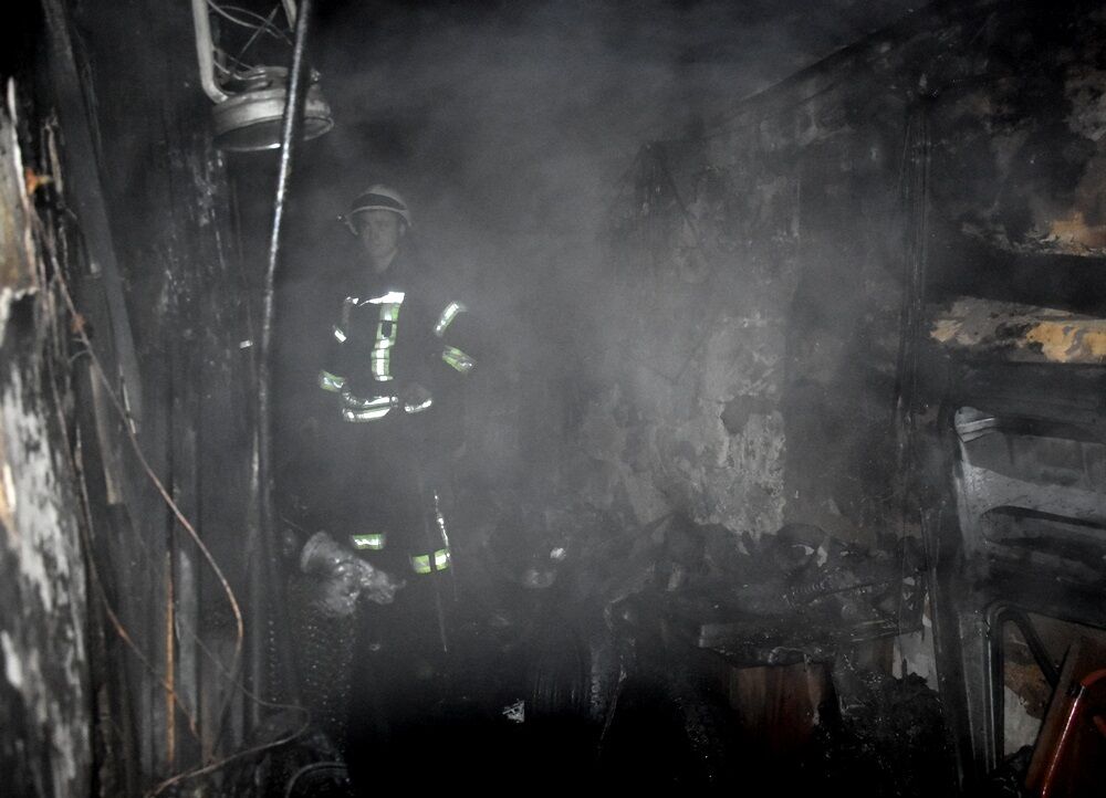 В центре Одессы горел подвал жилого дома