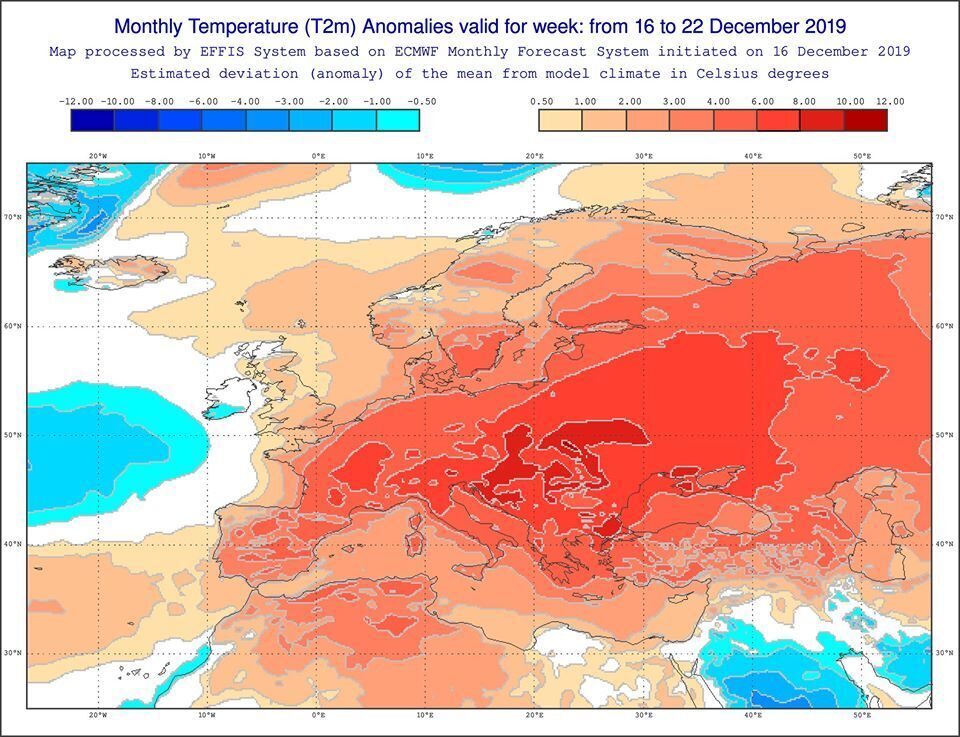 Погода в Украине: появился теплый прогноз на декабрь
