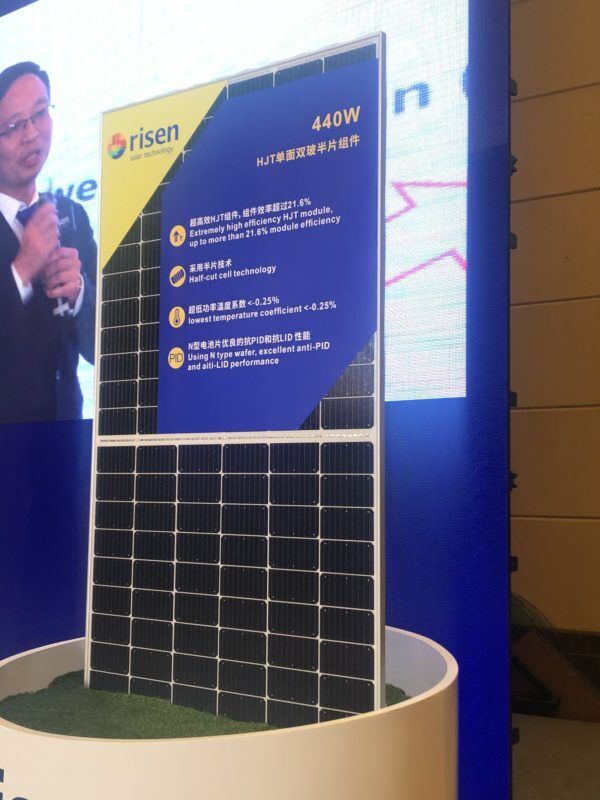 Презентация солнечных панелей Risen Energy