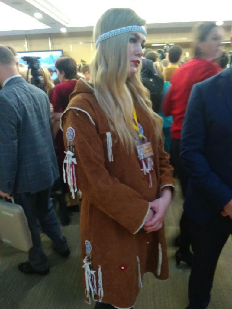 Журналісти приходять до Путіна у дивовижному вбранні