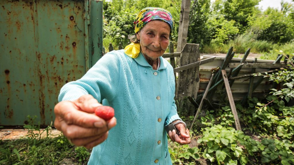 На Донбассе погибла баба Маша