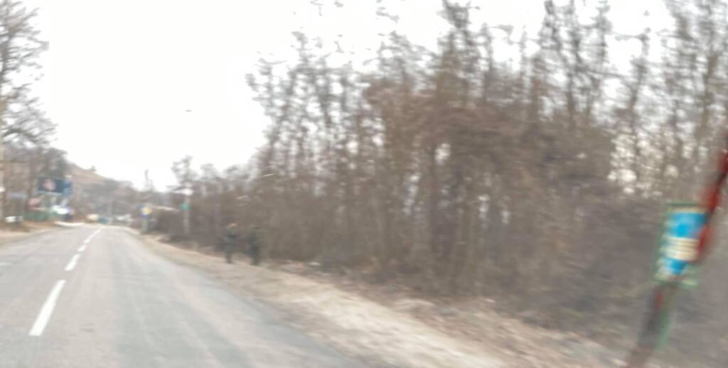 Воины НГУ охраняют маршрут кортежа Зеленского