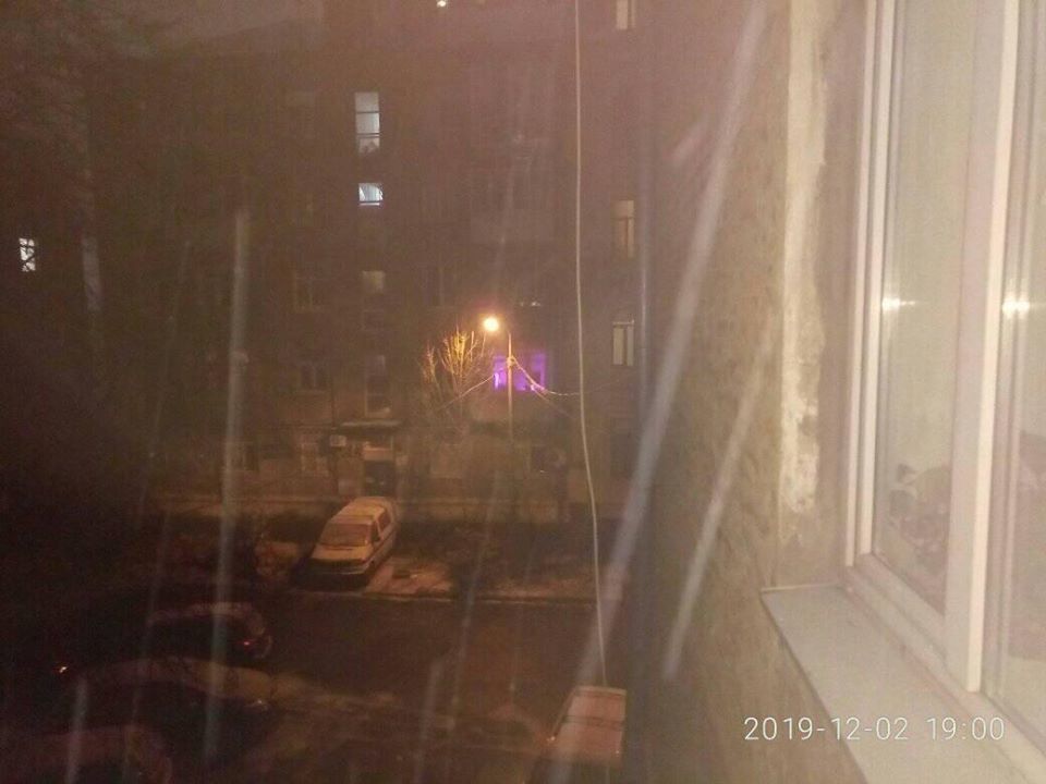 В Киеве выпал первый зимний снег