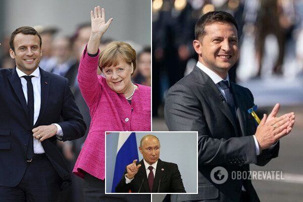 Макрон і Меркель "тиснутимуть" на Зеленського, щоб він пішов на поступки Путіну