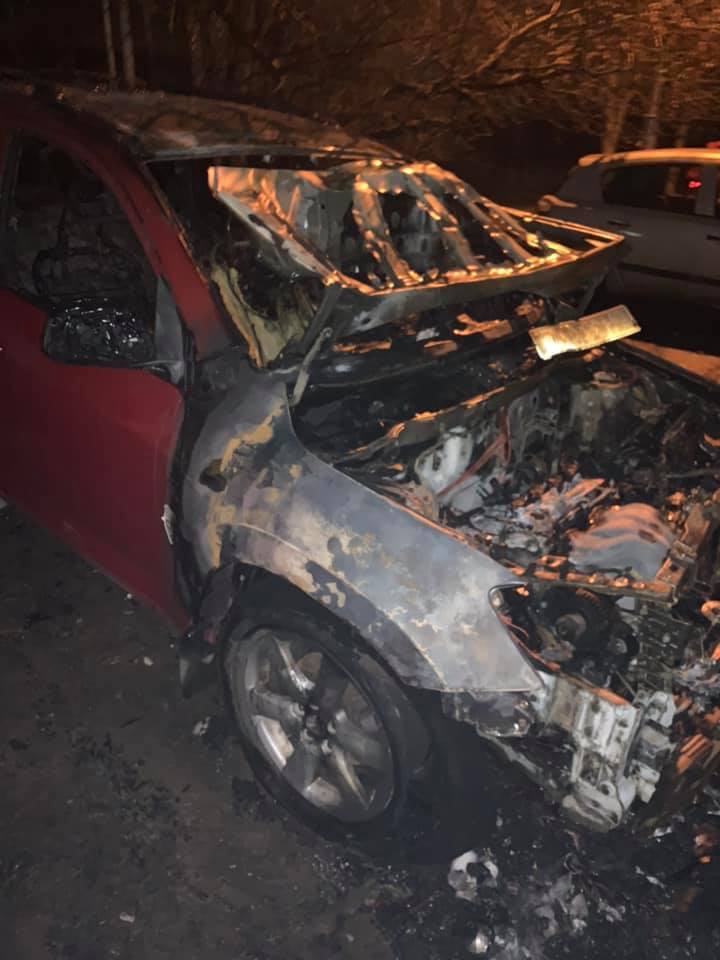 У Києві згоріло авто засновниці "Батьки SOS" Олени Парфьонової
